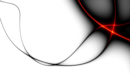Fototapete - Floating embers sparks futuristic lines background PNG transparent. Opacity or screen mode usage for overlay