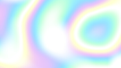 Fototapete - Colorful gradient shape blur. Blur Gradient Shape transparent PNG shape gradient Shining circle holographic blurred shape rainbow colors. Abstract design