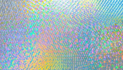 Aufkleber - Vibrant Iridescent Holographic Grid Background with Multicolor Rainbow Reflections. Modern Abstract Texture for Digital Design, Futuristic Themes, Websites, Posters, Ads, and Graphic Projects