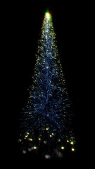 Wall Mural - Magic Christmas Tree Grow Opener Motion Graphics Element
