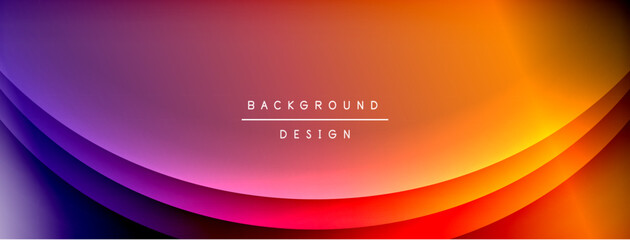 Poster - Gradient and shadow wave line geometric background. Vector Illustration For Wallpaper, Banner, Background, Card, Book Illustration, landing page