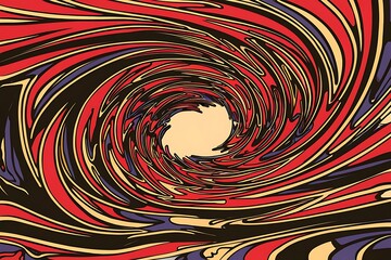 Poster - Abstract background with waves vector illustration