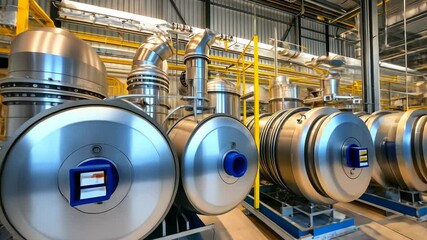 Poster - Advanced Energy Solutions with Industrial Turbo Compressors and Piping System