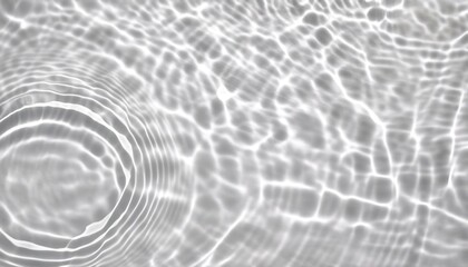 Poster - Hypnotic Water Ripples with Soft Light Reflections. Abstract Fluid Wave Patterns for Tranquil Design, Calm Backgrounds, Zen Concepts, Nature-Inspired Aesthetics, and Relaxing Visual Harmony