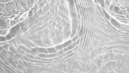 Poster - Hypnotic Water Ripples with Soft Light Reflections. Abstract Fluid Wave Patterns for Tranquil Design, Calm Backgrounds, Zen Concepts, Nature-Inspired Aesthetics, and Relaxing Visual Harmony