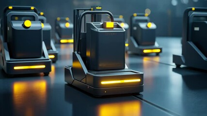 Poster - Advanced Electric Forklift with Turbo Technology and Innovative Design