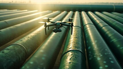 Poster - Detailed Inspection of Pipes Using Advanced Drone Technology with a Turbo System
