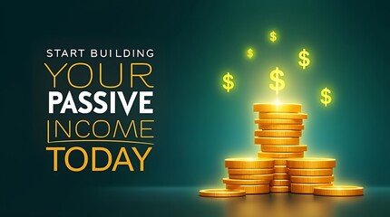 Poster - Building Your Passive Income Today: A Comprehensive Guide to Financial Freedom Through Smart Investments and Strategies for Wealth Generation