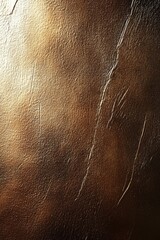 Poster - Textured dark brown leather background with subtle sheen and unique creases, creating an elegant and sophisticated feel.