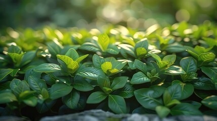 Poster - A small lush green.