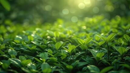 Poster - A small lush green.