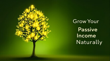 Poster - Learn How to Grow Your Passive Income Naturally Through Sustainable Practices and Smart Investments