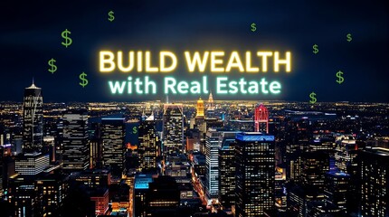Poster - Strategies to Build Wealth with Real Estate: Insights for Future Investors and Homeowners Seeking Financial Growth