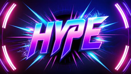 Poster - Vibrant neon 