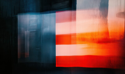 Poster - Vibrant Abstract Design with Bold Color Gradients and Dynamic Shapes for Modern Visual Compositions