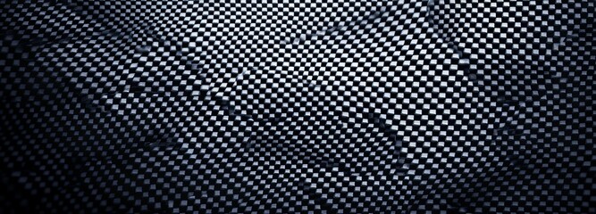 Poster - Abstract dark blue checkered pattern background texture.