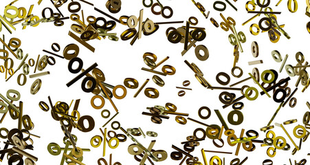 Poster - sale digital percentin 3d
