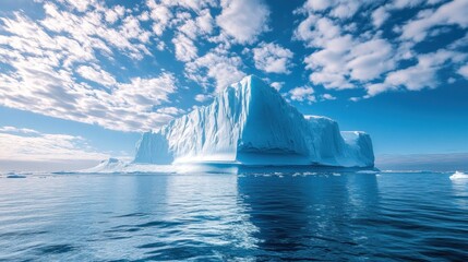 Sticker - Majestic Iceberg in a Blue Sky