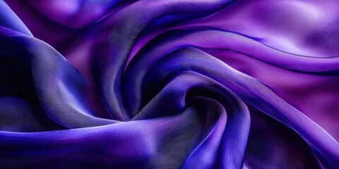 Poster - Purple fabric with a purple and blue stripe
