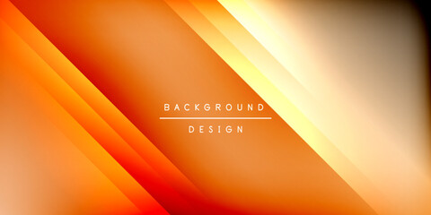 Poster - Bright lines background. Gradient geometric template wallpaper