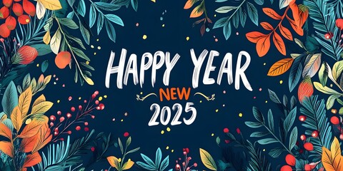 Poster - happy new year 2025