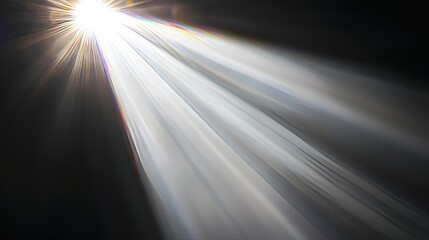 Poster - The background features a bright blue glow with flares and lights, designed to overlay the sun.