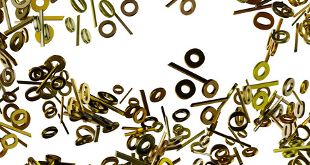 Poster - Blurred sale background. 3d