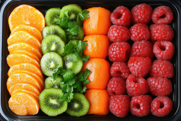 Poster - healthy school lunch tray