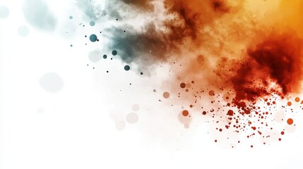 Poster - Vibrant abstract watercolor splash artistic expression digital artwork colorful environment aesthetic viewpoint creative concept