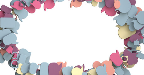 Poster - (Mehrere Werte)Abstract virtual postal envelopes sketch on blurry office buildings background, e-mail and marketing