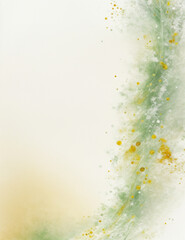 Wall Mural - abstract watercolor background with space for text - abstract light green background - generative ai