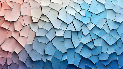 Poster - Abstract 3D Cracked Surface Background