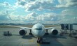 © Q STOCK - Etihad Boeing 787-9 Dreamliner airplane parked at Frankfurt Airport, Germany, Etihad, Boeing 787-9