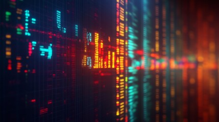 Poster - Vibrant Digital Indicators with Bold Colors