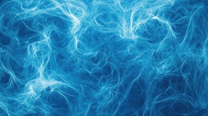 Poster - Abstract Blue Textures with Ethereal Light Patterns and Swirls
