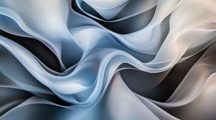 Poster - abstract background featuring flowing lines and gradients, with smooth dark transitions creating depth and contrast, 