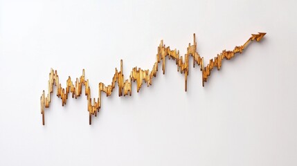 Poster - Upward Trending Financial Market Graph Depicting Bullish Investment Signals