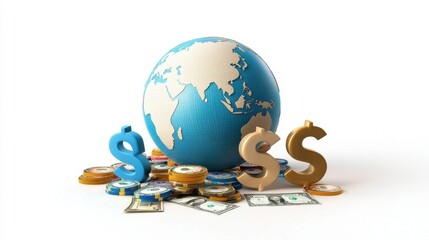Poster - Global Financial Landscape and Economic Data Visualization