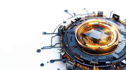 Poster - Intricate Circuit Board Revealing the Heart of Modern Technology