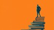 © ARBA - Climbing Steps of Books in a Warm Classroom