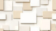 © ChaokuayOfficial - Minimalist seamless pattern with cream and white rectangular shapes