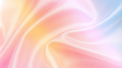 Aufkleber - Abstract pink pastel color wave silky fabric background. Soft pink pastel background with a slight gradient, creating a warm, inviting feel for beauty or fashion products. Pink smooth luxury
