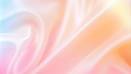 Aufkleber - Abstract pink pastel color wave silky fabric background. Soft pink pastel background with a slight gradient, creating a warm, inviting feel for beauty or fashion products. Pink smooth luxury