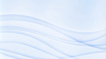 Leinwandbilder - Abstract smooth blue white curve background. Blurred light curved. Elegant shiny liquid texture. Modern futuristic graphic. Soft, flowing waves in shades of blue and white gradient background.