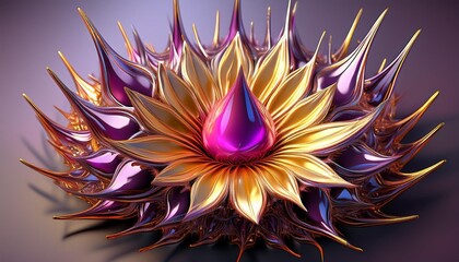 Canvas Print - fractal background