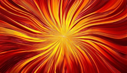 Wall Mural - abstract fractal burst