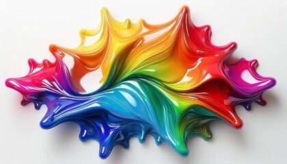 Wall Mural - abstract background with splashes