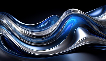Wall Mural - abstract blue background