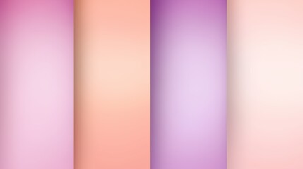 Poster - Soft Pastel Gradient Wallpaper in Smooth Shades of Pink and Lavender