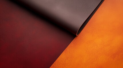 Poster - Modern Bold Deep Burgundy Gradient Leather Texture Background Design